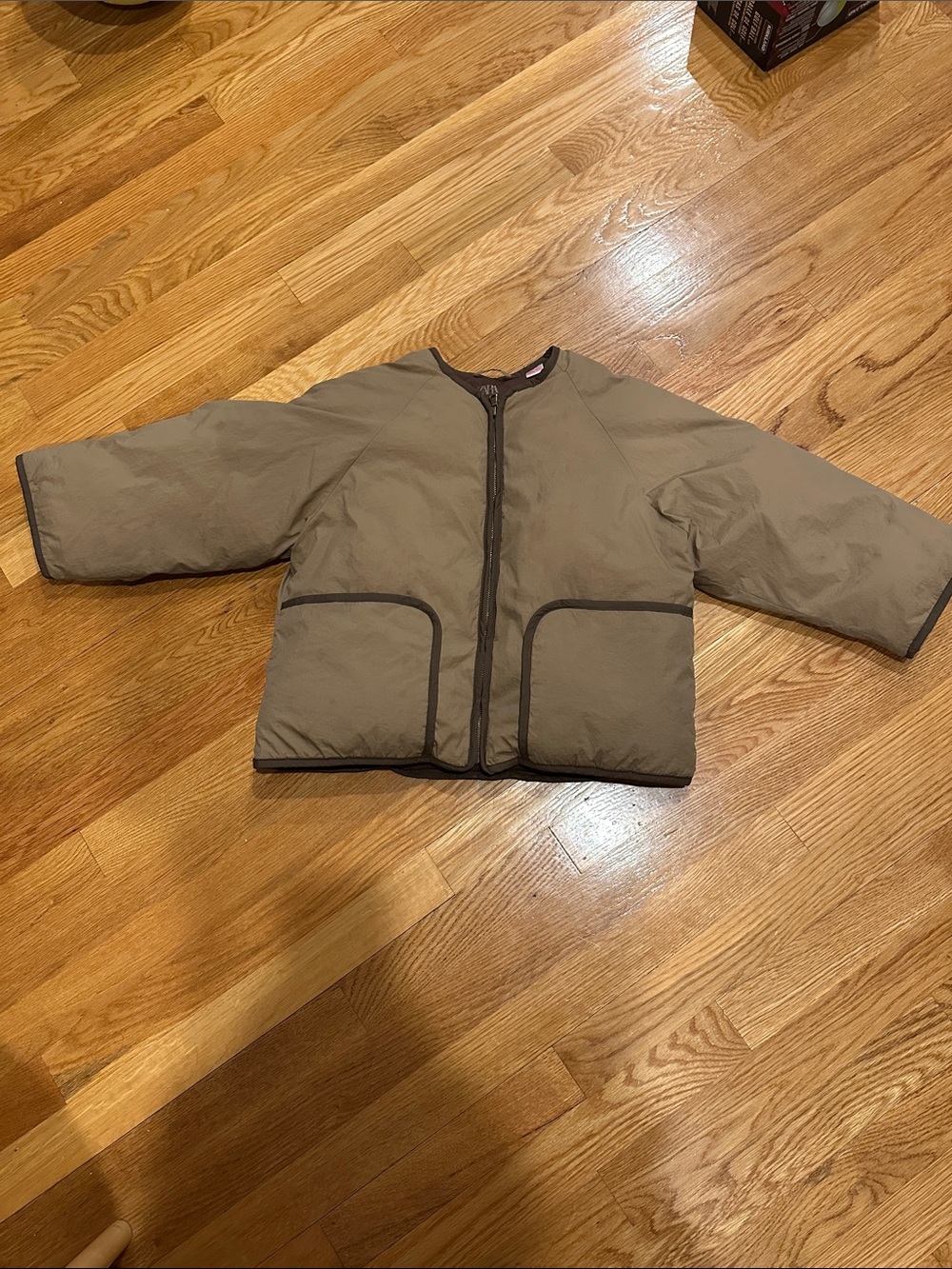 Preloved - Padded Jacket - Tan / Brown
